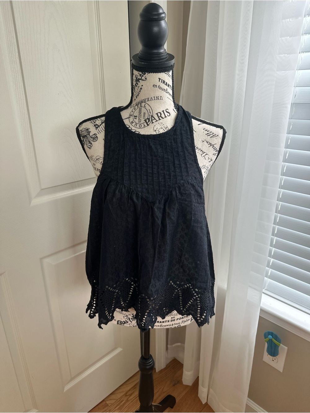 Hollister Navy Blue Racerback Tank Top Shirt